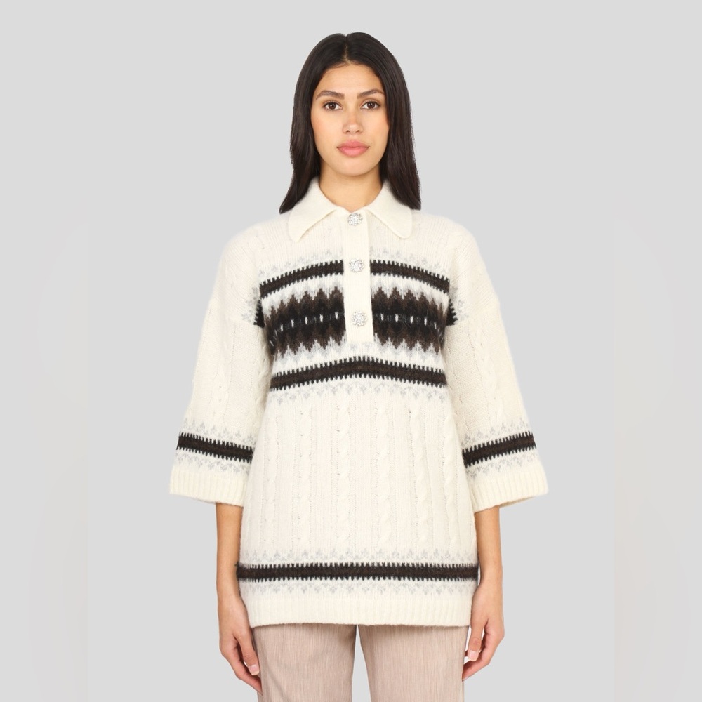 Ganni Knit Oversized T-shirt